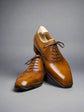 Tan Leather Maelis Patina Oxfords - Formal Shoes