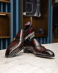 Tan and Brown Leather Classic Crusaders Castle Double Monk Straps Shoes -  Monk Shoes