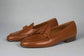 Wine Brown Leather Palmela Horsebit Loafers - Loafers