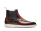 Brown Leather Fenland Slip On Chelsea Boots With Sneakers Sole - Chelsea Boots