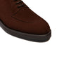 Brown Suede Leather Round Toe Derby Formal Shoes - Formal Shoes