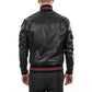 Italian Leather handmade Men soft genuine lambskin Bomber - Leather Jacket