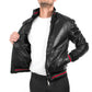 Italian Leather handmade Men soft genuine lambskin Bomber - Leather Jacket