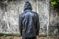 Men's Leather Jacket | winter jacket | urban ninja | biker jacket | black leather jacket | leather hoodie | cyberpunk jacket | jacket