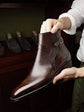 Chocolate Brown Leather Alvor Slip On Jodhpur Boots - Boots