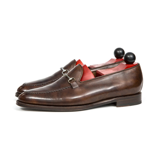 Brown Leather Palmela Horsebit Loafers - Loafers Shoes